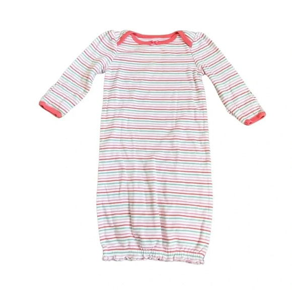 Set of 3 Footsie Pajamas for 0-3M - Lasy Bug - Stripes - Polka Dots - Cotton - Picture 5 of 13